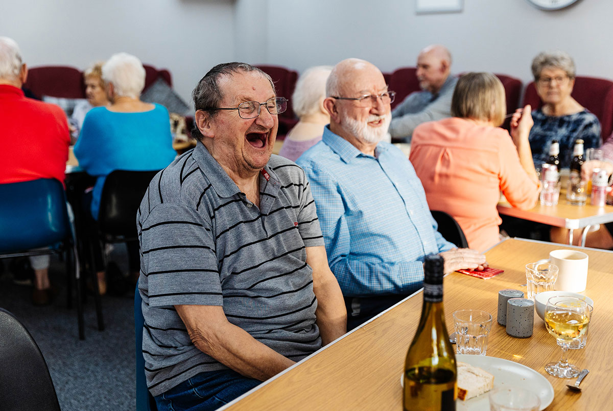 Residents Laughing