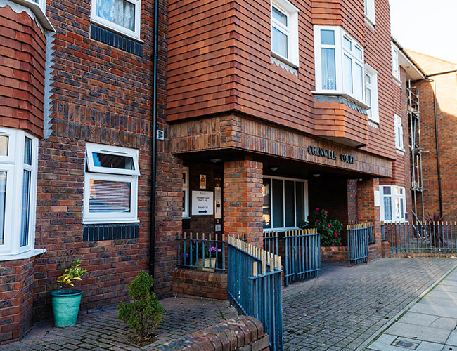 Cornwell Court entrance