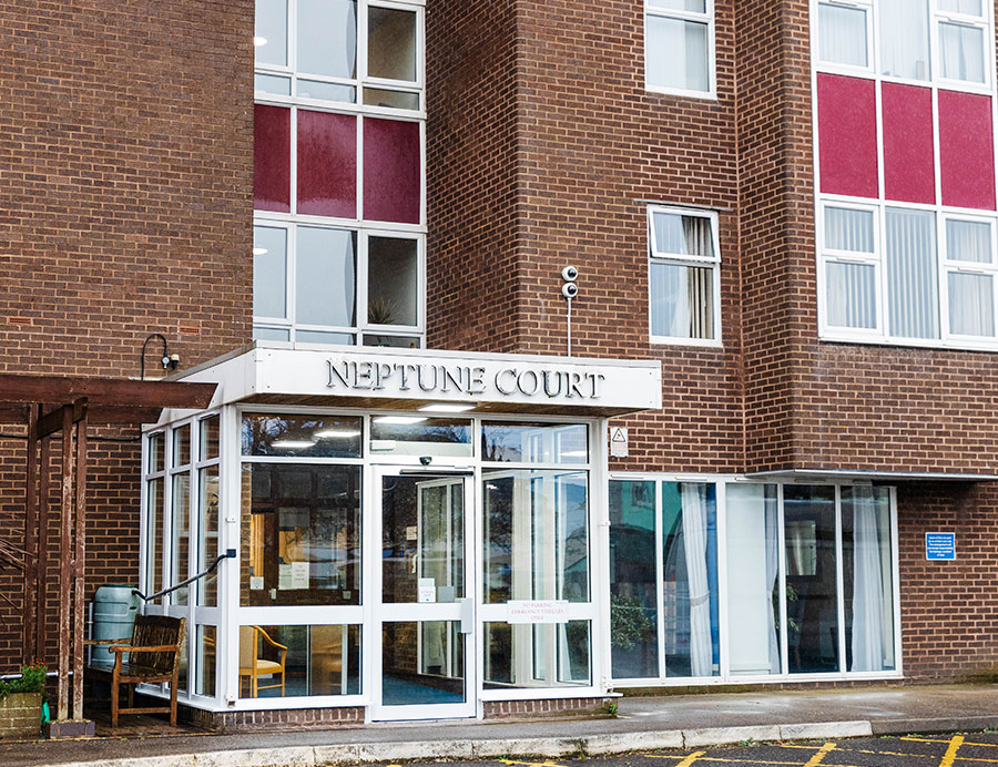 Neptune Court entrance